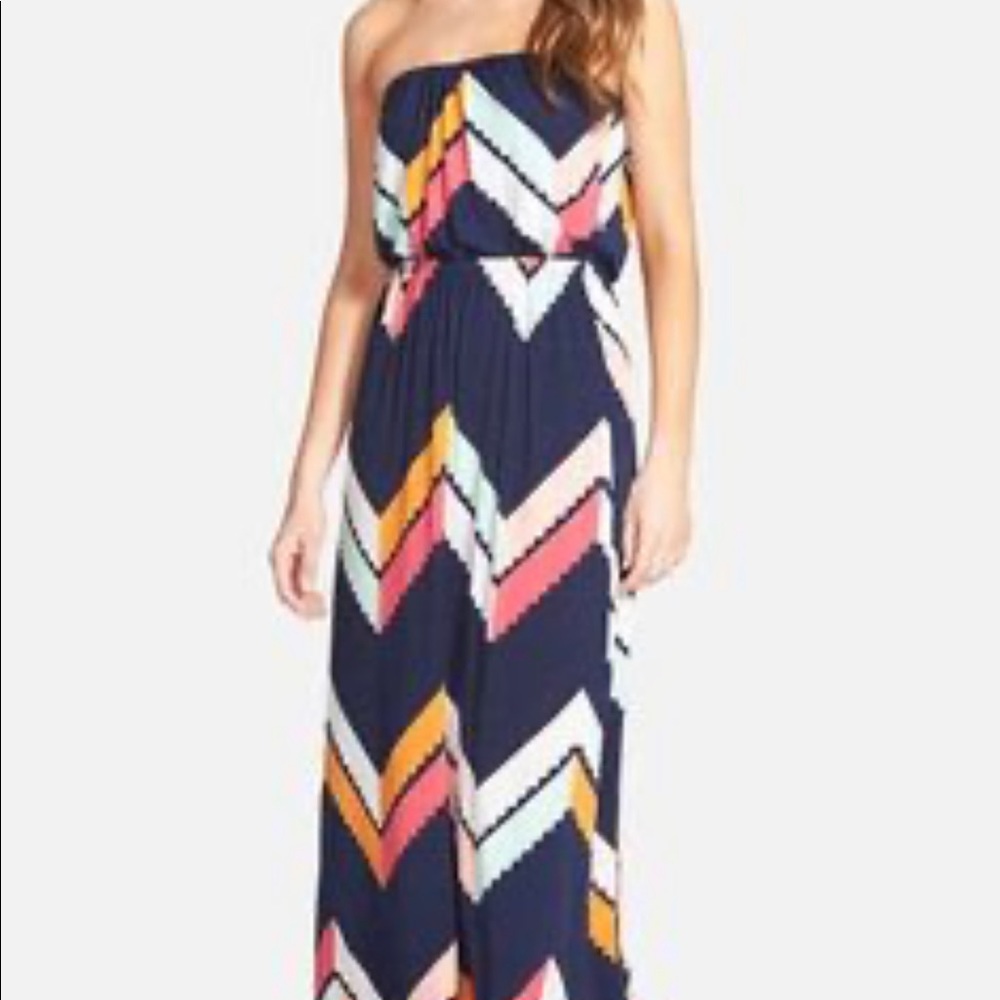 Trixxi strapless maxi dress